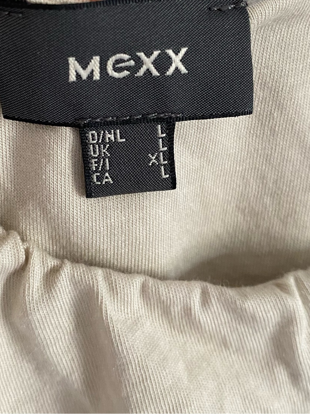 Mexx Sleeveless Ruched Tank Top in Beige - Picture 2 of 3